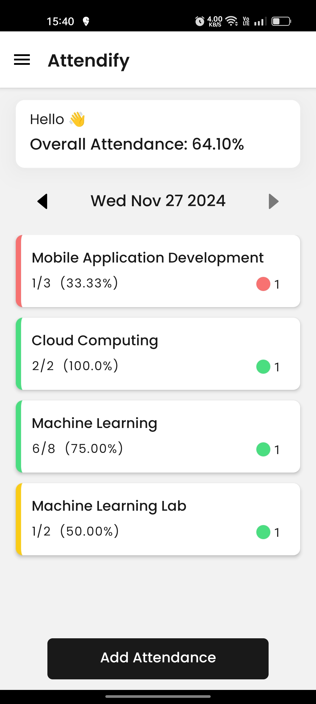 Attendify Screenshot 1